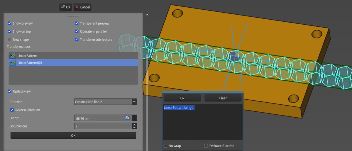 Expanding the pattern to the left.